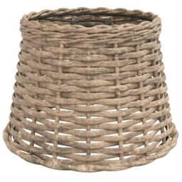 Berkfield Home Ceiling Lamp Shade Brown √ò25x17 cm Wicker - Size: 25x17 cm - thumbnail 2