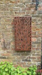 Inspirational Gifting Tree Decorative Screen Wall Art Plaque 780mm Tall in Brown - thumbnail 4
