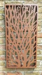Inspirational Gifting Tree Decorative Screen Wall Art Plaque 780mm Tall in Brown - thumbnail 1