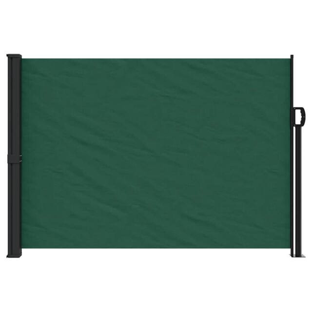 Berkfield Home Retractable Side Awning Dark Green 140x600 cm - image 1