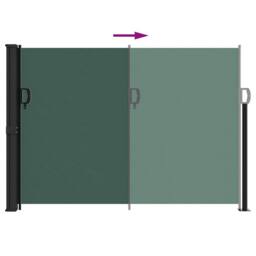 Berkfield Home Retractable Side Awning Dark Green 140x600 cm - thumbnail 5