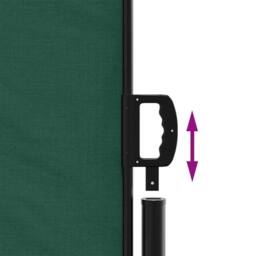 Berkfield Home Retractable Side Awning Dark Green 140x600 cm - thumbnail 6