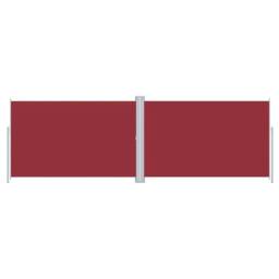 Berkfield Home Retractable Side Awning Red 220x600 cm - thumbnail 2