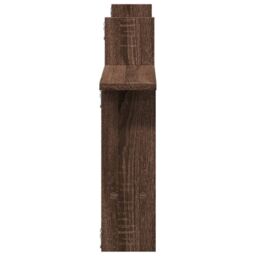 Berkfield Home Wall Shelves 2 pcs Brown Oak 50x12x50 cm Engineered Wood - Size: 50 x 12 x 50 cm - thumbnail 5