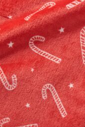 Catherine Lansfield 'Christmas Candy Cane' Blanket Throw in Red - Size: 130 cm x 170 cm - thumbnail 3