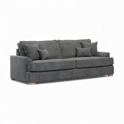 The Great Sofa Company Ophelia 4 Seater Chenille Sofa in Dark Grey - Size: 3 Seater - thumbnail 2