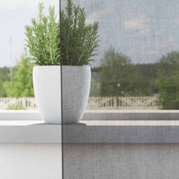 Berkfield Home Voile Curtains with Loops 2 pcs Dark Grey 140x260 cm