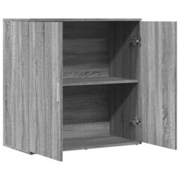 Berkfield Home Sideboard Grey Sonoma 79x38x80 cm Engineered Wood - Size: 79 x 38 x 80 cm - thumbnail 6