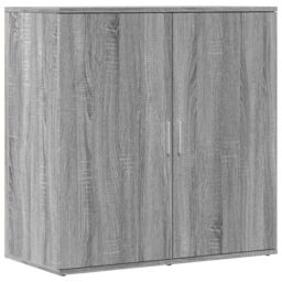 Berkfield Home Sideboard Grey Sonoma 79x38x80 cm Engineered Wood - Size: 79 x 38 x 80 cm - thumbnail 2
