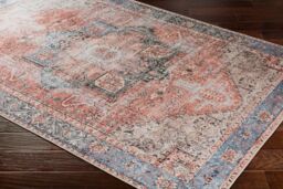Livabliss Amelie-Washable Terracotta Traditionnal Vintage Boho Living Dining Rug - Size: 200 cm x 275 cm - thumbnail 6