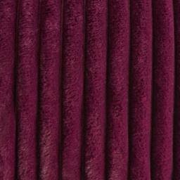 OHS Ribbed Faux Fur Throw Super Soft Fluffy Thick Fleece Bed Blanket in Burgundy - Size: 200 cm x 240 cm - thumbnail 5