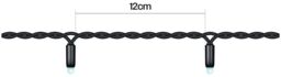 Xmas Haus String Lights Black Rubber IP65 10m/80 LED Copper Gold - thumbnail 3