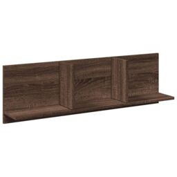 Berkfield Home Wall Cabinet 100x16.5x30 cm Brown Oak Engineered Wood - thumbnail 2