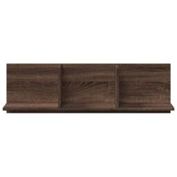 Berkfield Home Wall Cabinet 100x16.5x30 cm Brown Oak Engineered Wood - thumbnail 4