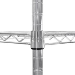 Monstershop KuKoo Wire Racking - 60cm x 120cm x 180cm in Silver - Size: 60 cm x 120 cm x 180 cm - thumbnail 4