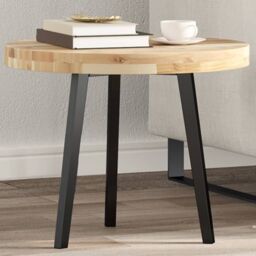 Berkfield Home Table Top Round √ò50x4 cm Solid Wood Acacia in Brown - Size: 50x4 cm