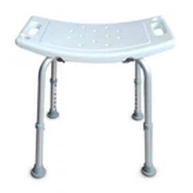 EONLION Adjustable Shower Chair Bathing Stool, Non-slip Shower Seat in White - image 1