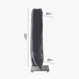 Ruma AeroCover Free Arm Parasol Waterproof Cover W65xD65xH292cm in Dark Grey - Size: 1 Pack - thumbnail 1