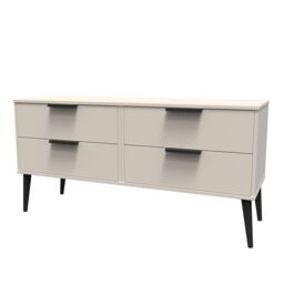 Ready Assembled 2 U Fuji 4 Drawer Bed Box (Ready Assembled) in Taupe - thumbnail 3