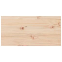 Berkfield Home Table Tops 2 pcs 70x35x2.5 cm Rectangular Solid Wood Pine in Brown - thumbnail 3