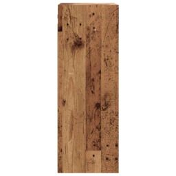 Berkfield Home Hanging Wall Cabinet Old Wood 69.5x32.5x90 cm in Brown - thumbnail 5