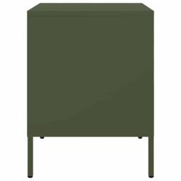 Berkfield Home Durable Bedside Cabinets 2 pcs Olive Green 36x39x50.5 cm Steel - thumbnail 7