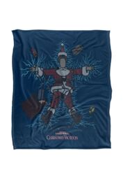 Warner Brothers Christmas Vacation X-Mas Lights Silky Touch Super Soft Throw Blanket in White - thumbnail 1