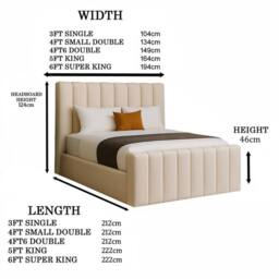 Desire Deco Selena Upholstered Plush Velvet Ottoman Storage Bed Frame in Black - Size: Super King - thumbnail 3
