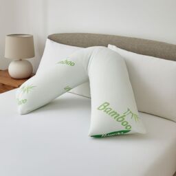GAVENO CAVAILIA Bamboo V-Pillow in White - thumbnail 3