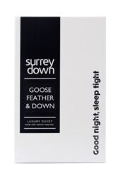 surrey down Goose Feather & Down 13.5tog Duvet in White - Size: King - thumbnail 1