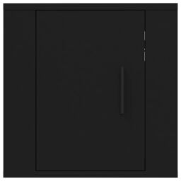 Berkfield Home Wall Mounted TV Cabinet Black 40x34, 5x40 cm - thumbnail 5