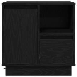 Berkfield Home Bedside Cabinets with LED 2 pcs Black Oak 50x34, 5x50 cm - thumbnail 8