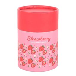 Something Different Strawberry Scented Candle in Pink - thumbnail 3