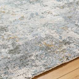 Livabliss Dresden-Vintage Green Grey Blue Yellow Traditional Boho Living Rug - Size: 200 cm x 290 cm - thumbnail 6