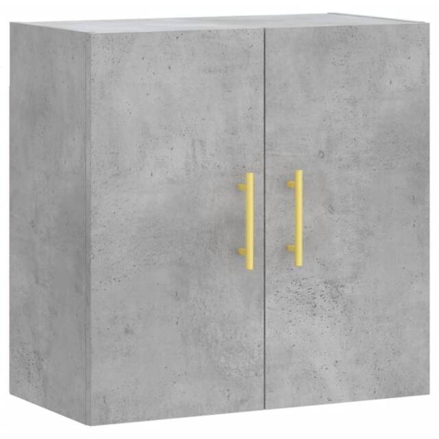 Berkfield Home Wall Cabinet Concrete Grey 60x31x60 cm Engineered Wood - Size: 60 x 31 x 60 cm - image 1