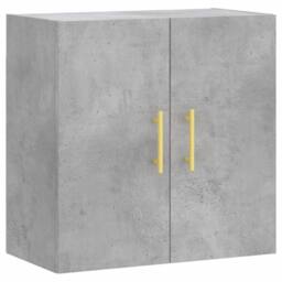 Berkfield Home Wall Cabinet Concrete Grey 60x31x60 cm Engineered Wood - Size: 60 x 31 x 60 cm - thumbnail 1