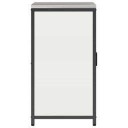 Berkfield Home Kitchen Storage Cabinet with Shelf with Storage with Door White Steel - thumbnail 8
