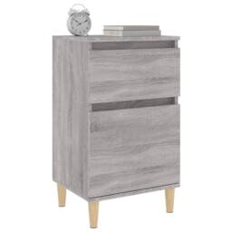 Berkfield Home Bedside Cabinets 2 pcs Grey Sonoma 40x35x70 cm - Size: 40 x 35 x 70 cm - thumbnail 4