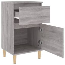 Berkfield Home Bedside Cabinets 2 pcs Grey Sonoma 40x35x70 cm - Size: 40 x 35 x 70 cm - thumbnail 8