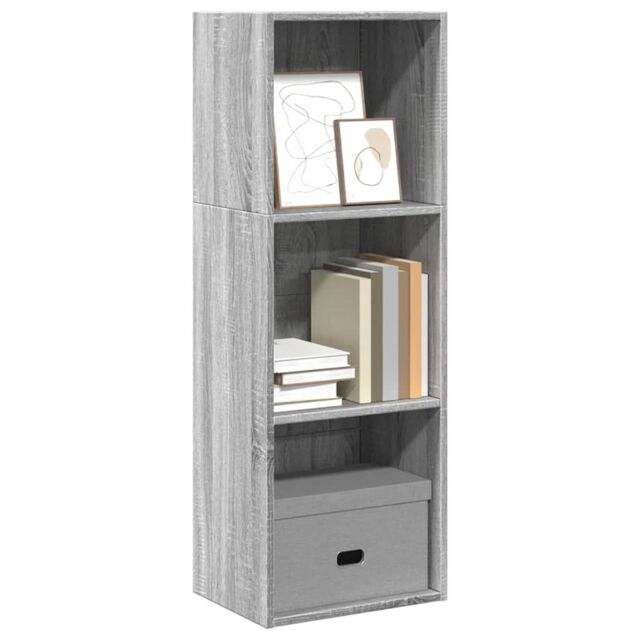 Berkfield Home Bookcase Grey Sonoma 40x30x114 cm Engineered Wood - Size: 40 x 30 x 114 cm - image 1