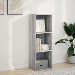 Berkfield Home Bookcase Grey Sonoma 40x30x114 cm Engineered Wood - Size: 40 x 30 x 114 cm - thumbnail 3