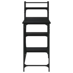 Berkfield Home Computer Desk with Shelves Black 120x47x109 cm - Size: 120 x 47 x 109 cm - thumbnail 5