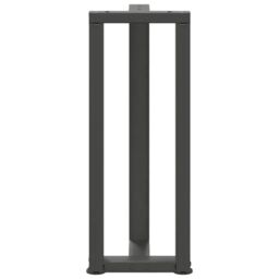 Berkfield Home Console Table Legs T-Shaped¬†2 pcs Anthracite 25x28x(72-73) cm Steel in Black - thumbnail 6