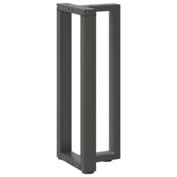 Berkfield Home Console Table Legs T-Shaped¬†2 pcs Anthracite 25x28x(72-73) cm Steel in Black - thumbnail 4