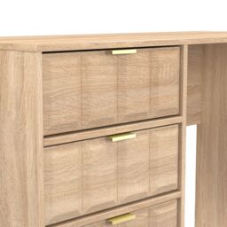 Ready Assembled 2 U Metro 4 Drawer Vanity (Ready Assembled) in Light Oak - Size: Medium - thumbnail 8