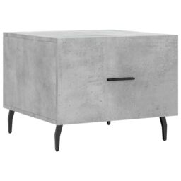 Berkfield Home Coffee Tables 2 pcs Concrete Grey 50x50x40 cm Engineered Wood - Size: 50 x 50 x 40 cm - thumbnail 5