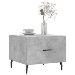 Berkfield Home Coffee Tables 2 pcs Concrete Grey 50x50x40 cm Engineered Wood - Size: 50 x 50 x 40 cm - thumbnail 3