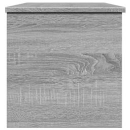 Berkfield Home Storage Box Grey Sonoma 102x35x35 cm Engineered Wood - Size: 102 x 35 x 35 cm - thumbnail 5