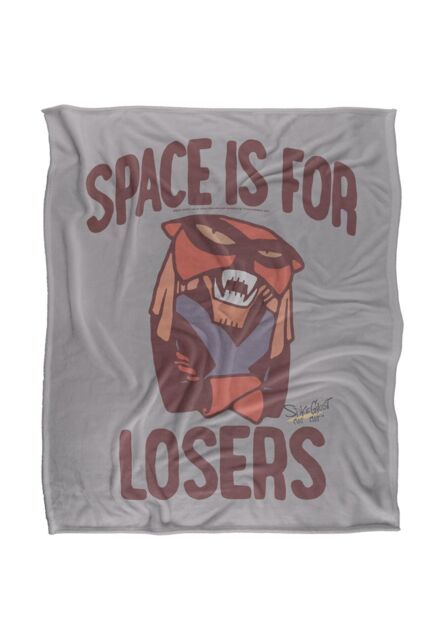 Cartoon Network Space Ghost The Pirate Silky Touch Super Soft Throw Blanket 152 X 127 cm in White - image 1