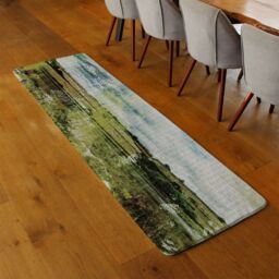 Benjamin Tate Design Classic Lake View Runner Rug in Natural - Size: 67 cm x 230 cm - thumbnail 2